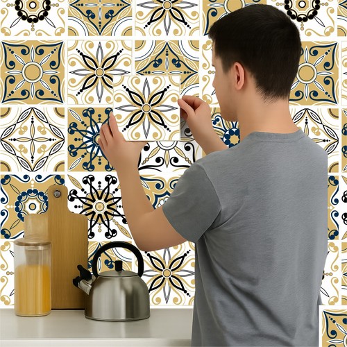 Tile stickers mosaic transfers - stickers,
