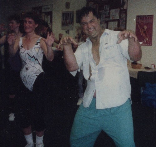 1980s aerobics class group - 1980s,