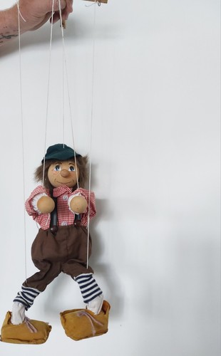 German vintage marionette - german,