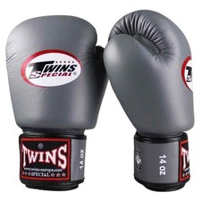 Twins Special Grey 14oz Boxing Gloves Boxing Kickboxing Muay Thai MMA Brand New