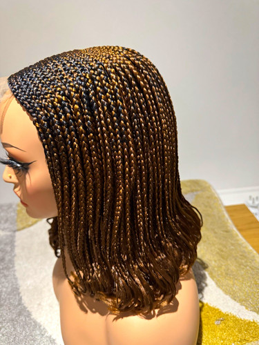 Women lace front braided - front,