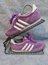 Adidas Dragon OG Womens Trainers Purple Lilac White Shoes Sneakers UK 5