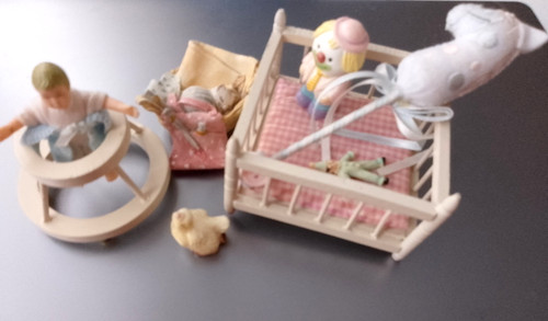 Dolls house furniture vintage - dolls,