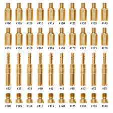 40Pcs Carburetor Jet Kit for PWK Keihin OKO CVK KOSO Crab,Pilot and Main Jets