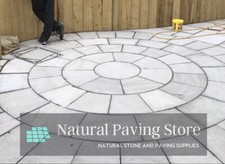Sandstone Patio Paving Circle