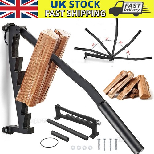 Wall mounted wooden kindling - wooden,