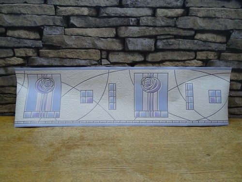 Wallpaper border verity lilac - border,