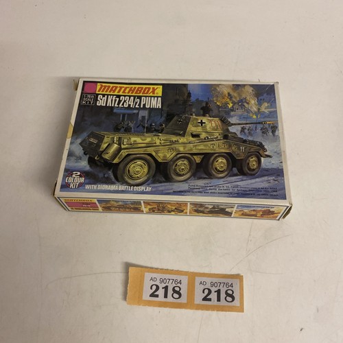 Matchbox puma model kit - matchbox,
