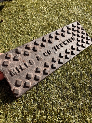 Old kerb drain cover - cover, ipswich