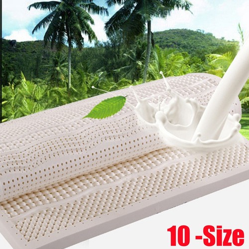 Natural latex mattress - natural, double