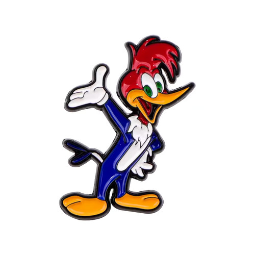 Woody woodpecker enamel pin - woodpecker,