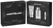 RRP £90 NEW BOXED Montblanc Explorer Platinum Eau de Parfum 100ml Gift Set Mens