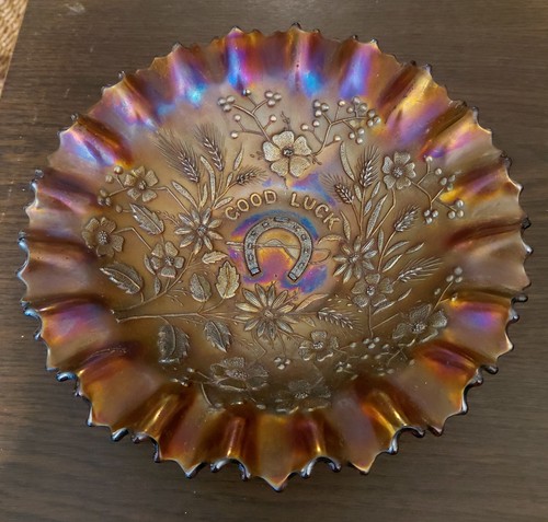 Good luck carnival glass - good,