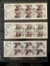 GT BRITAIN 2012 OLYMPIC GOLD MEDAL WINNERS 29v & 34v SHEETLETS VFU USED EX-FDC