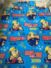 fireman sam cot/toddler