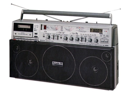 Aiwa j88 boombox - aiwa, cs-