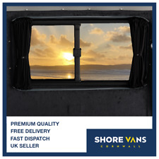 VW Transporter T4 Blackout Curtain TAILGATE BLACK