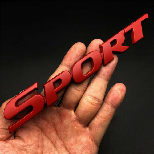Metal sport racing logo car - 3d,