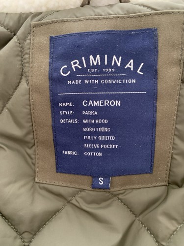 Criminal duffle coat - duffle, size
