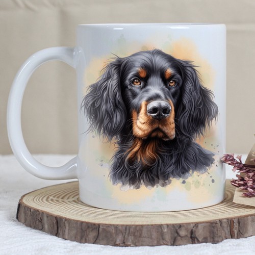 Pet dog mug watercolour - dog, mug,