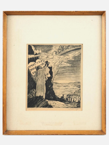 Nathaniel steinberg etching - steinberg,