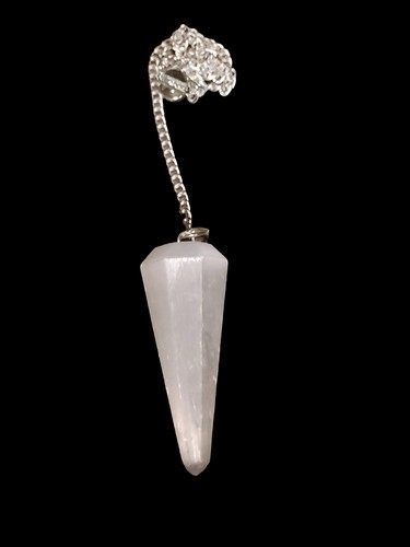 Selenite pendulum - selenite,