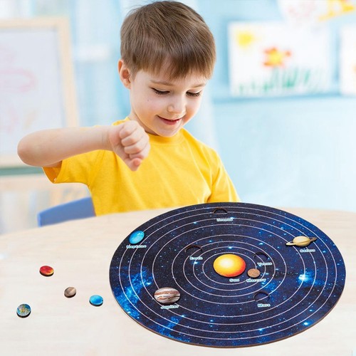 Solar system eight planets - system,