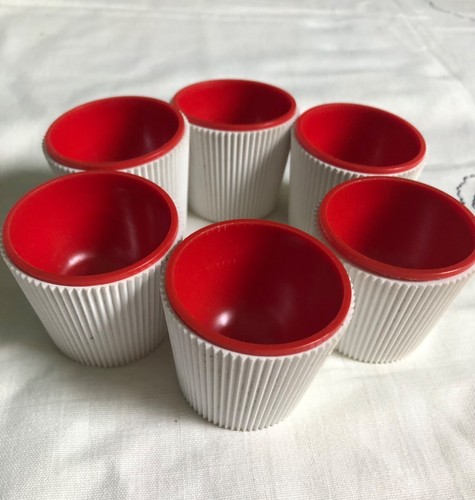 Vintage 1950s red white - 1950s,