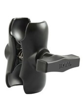 RAM MOUNTS RAM-201U-B Connecting Arm Short - C-Ball (1.5 inch), approx. 90 mm (Clam