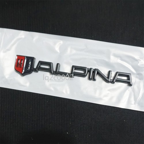 Black matte alpina - 1x, metal