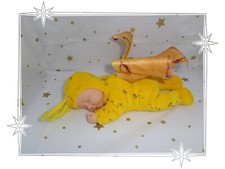 11 - Anne Geddes Yellow Butterfly Dress Doll Doll 30cm