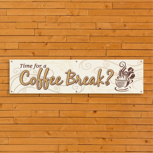 Coffee break banner café - coffee,
