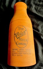 Vintage 1930s The "Polar" Ceramic Milk Bottle Cooler.