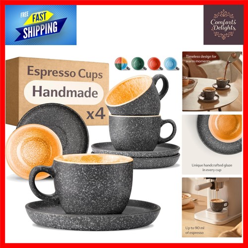 Espresso cups and saucers - and, set