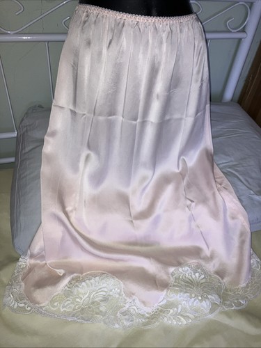 Vtg proper silk waist slip - silk,