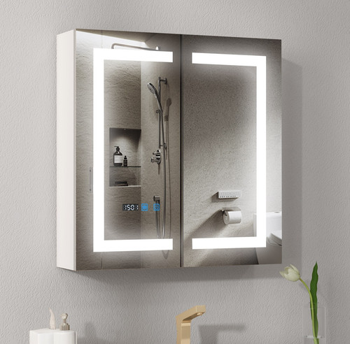 Led bathroom mirror cabinet - cabinet, 3