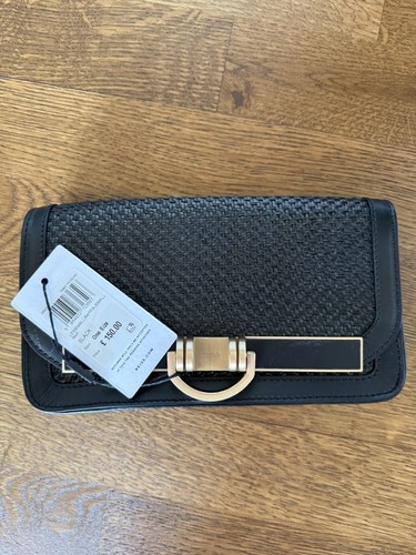 Reiss black clutch - reiss,