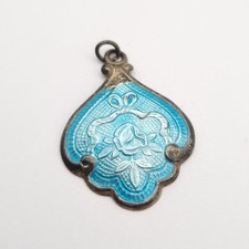 Silver Guilloche Enamel