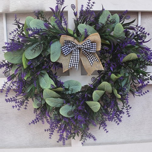 Artificial wreath flowers - wreath,