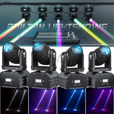 10xMoving Head Stage Light DMX RGBW LED Beam DJ Party Disco Dimming Spot UK Plug