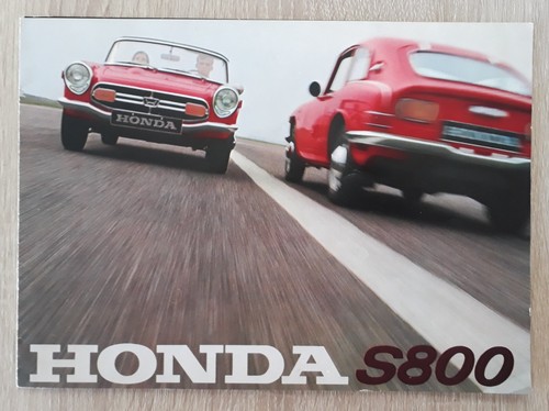 Honda s800 coupe brochure 1967 - honda,