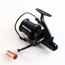 Daiwa Basia DCR10 Reel - Black Body/Black Spool Black Dots Wooden Handle