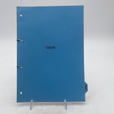 Honda CG125 Supplementary