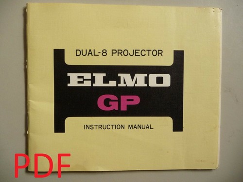 Instructions cine projector