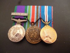 BRITISH MILITARY MINI MEDALS x