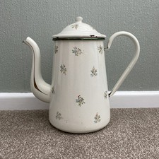 Large Vintage Enamel Coffee
