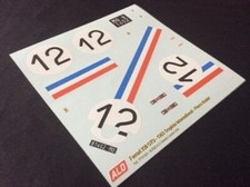 1963 REIMS #12 FERRARI 250 GTO PIERRE NOBLET 1:18 DECALS