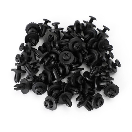 50x 6mm fairing clip screw - 50x,