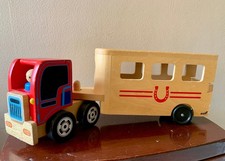 Large Vintage Wooden Truck