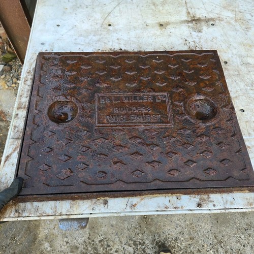 Cast iron manhole - cast,